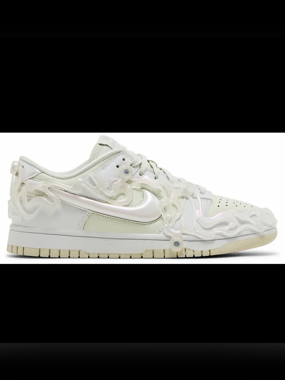 Nike Women's White Iridescent Low Top Sneakers